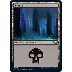 画像1: 【ENG】沼/Swamp[MTG_SNC_266L]