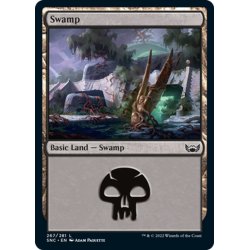 画像1: 【ENG】沼/Swamp[MTG_SNC_267L]