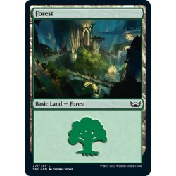 画像1: 【ENG】森/Forest[MTG_SNC_271L]