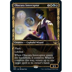 画像1: 【ENG】常夜会一家の介入者/Obscura Interceptor[MTG_SNC_324R]