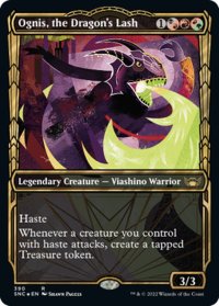 【ENG】★箔押しFoil★ドラゴンの打擲、オーグニス/Ognis, the Dragon's Lash[MTG_SNC_325R]