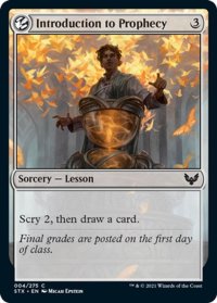 【ENG】予言学入門/Introduction to Prophecy[MTG_STX_004C]