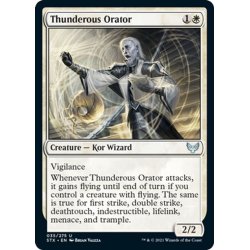 画像1: 【ENG】轟く語り部/Thunderous Orator[MTG_STX_035U]