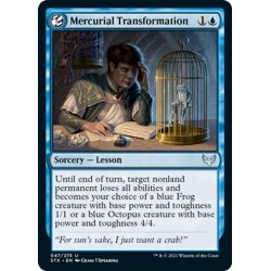 画像1: 【ENG】無原則変身法/Mercurial Transformation[MTG_STX_047U]