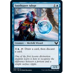 画像1: 【ENG】熟練した予言者/Soothsayer Adept[MTG_STX_055C]