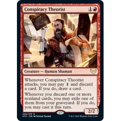 画像1: 【ENG】陰謀の理論家/Conspiracy Theorist[MTG_STX_094R]