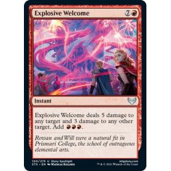 画像1: 【ENG】爆発的歓迎/Explosive Welcome[MTG_STX_100U]