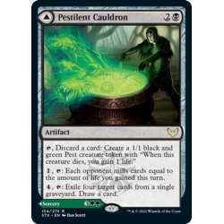 画像1: 【ENG】死に至る大釜/Pestilent Cauldron/修復の噴出/Restorative Burst[MTG_STX_154R]