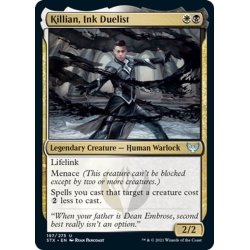 画像1: 【ENG】墨の決闘者、キリアン/Killian, Ink Duelist[MTG_STX_197U]