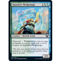 画像1: 【ENG】クアンドリクスの誓約魔道士/Quandrix Pledgemage[MTG_STX_219C]