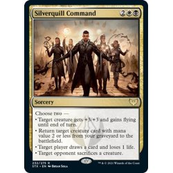 画像1: 【ENG】シルバークイルの命令/Silverquill Command[MTG_STX_232R]