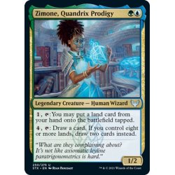 画像1: 【ENG】クアンドリクスの神童、ジモーン/Zimone, Quandrix Prodigy[MTG_STX_250U]