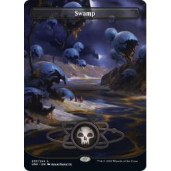 画像1: 【ENG】★ギャラクシーFoil★沼/Swamp[MTG_UNF_488]