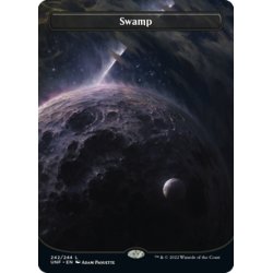 画像1: 【ENG】★ギャラクシーFoil★沼/Swamp[MTG_UNF_493]