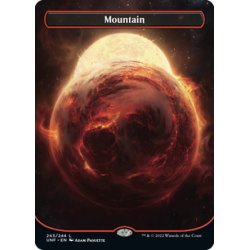 画像1: 【ENG】★Foil★山/Mountain[MTG_UNF_243L]