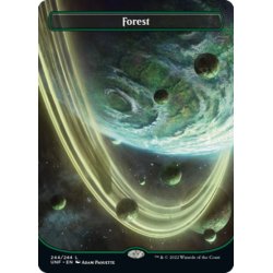 画像1: 【ENG】★Foil★森/Forest[MTG_UNF_244L]