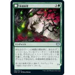 画像1: 【JPN】休樹林帯/節くれの樹林徘徊者/Dormant Grove/Gnarled Grovestrider[MTG_VOW_198U]