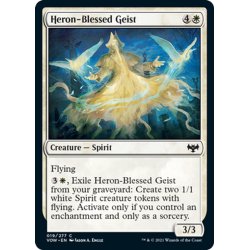 画像1: 【ENG】鷺恵みの霊/Heron-Blessed Geist[MTG_VOW_019C]