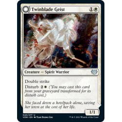 画像1: 【ENG】双刃の霊/Twinblade Geist[MTG_VOW_040U]