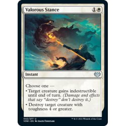 画像1: 【ENG】勇敢な姿勢/Valorous Stance[MTG_VOW_042U]