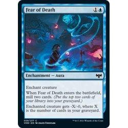 画像1: 【ENG】死への恐怖/Fear of Death[MTG_VOW_059C]