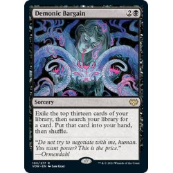 画像1: 【ENG】悪魔の取り引き/Demonic Bargain[MTG_VOW_103R]