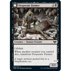 画像1: 【ENG】不貞腐れる農家/不道徳な収穫者/Desperate Farmer/Depraved Harvester[MTG_VOW_104C]