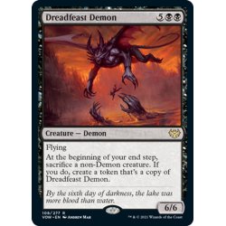 画像1: 【ENG】戦慄宴の悪魔/Dreadfeast Demon[MTG_VOW_108R]