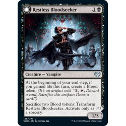 画像1: 【ENG】眠れぬ求血者/血に染まりし歓楽者/Restless Bloodseeker/Bloodsoaked Reveler[MTG_VOW_128U]