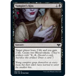 画像1: 【ENG】吸血鬼の口づけ/Vampire's Kiss[MTG_VOW_136C]