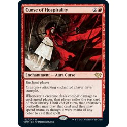 画像1: 【ENG】歓待の呪い/Curse of Hospitality[MTG_VOW_152R]