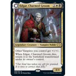 画像1: 【ENG】★Foil★魅せられた花婿、エドガー/エドガー・マルコフの棺/Edgar, Charmed Groom/Edgar Markov's Coffin[MTG_VOW_236R]