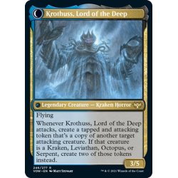 画像2: 【ENG】流城のルノ/深遠の王、クロサス/Runo Stromkirk/Krothuss, Lord of the Deep[MTG_VOW_246R]