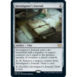 画像1: 【ENG】★Foil★調査官の日誌/Investigator's Journal[MTG_VOW_258R]