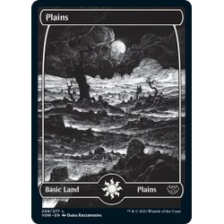 画像1: 【ENG】★Foil★平地/Plains[MTG_VOW_268L]