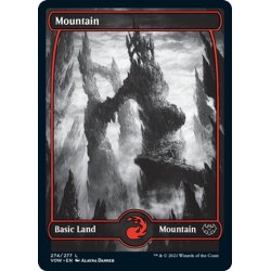 画像1: 【ENG】★Foil★山/Mountain[MTG_VOW_274L]