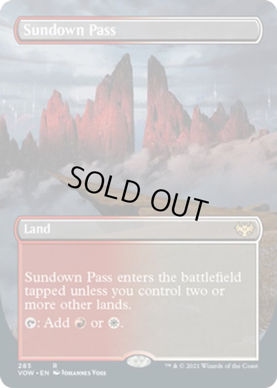 画像1: 【ENG】日没の道/Sundown Pass[MTG_VOW_285R] (1)