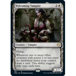 画像1: 【ENG】歓迎する吸血鬼/Welcoming Vampire[MTG_VOW_287R]