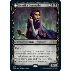 画像1: 【ENG】ヘンリカ・ダムナティ/冥府の予見者、ヘンリカ/Henrika Domnathi/Henrika, Infernal Seer[MTG_VOW_293M]