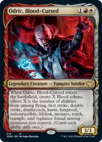 【ENG】★Foil★血に呪われた者、オドリック/Odric, Blood-Cursed[MTG_VOW_314R]