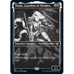 画像1: 【ENG】スレイベンの守護者、サリア/Thalia, Guardian of Thraben[MTG_VOW_318R]