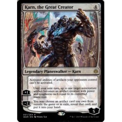 画像1: 【ENG】大いなる創造者、カーン/Karn, the Great Creator[MTG_WAR_001R]