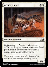 【ENG】武器庫のネズミ/Armory Mice[MTG_WOE_0003_C]