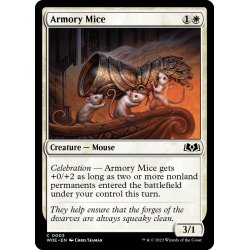 画像1: 【ENG】武器庫のネズミ/Armory Mice[MTG_WOE_0003_C]