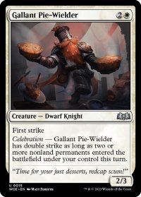 【ENG】勇敢なパイ使い/Gallant Pie-Wielder[MTG_WOE_0015_U]