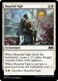 【ENG】希望ある祈祷/Hopeful Vigil[MTG_WOE_0017_C]