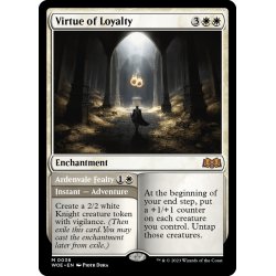 画像1: 【ENG】★Foil★忠義の徳目/Virtue of Loyalty[MTG_WOE_0038_M]