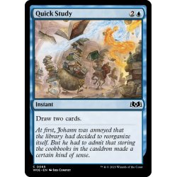 画像1: 【ENG】速足の学び/Quick Study[MTG_WOE_0065_C]