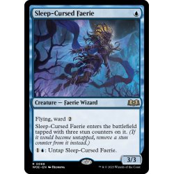 画像1: 【ENG】★Foil★眠り呪いのフェアリー/Sleep-Cursed Faerie[MTG_WOE_0066_R]