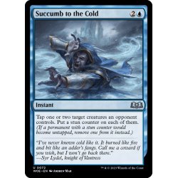 画像1: 【ENG】冷気への屈服/Succumb to the Cold[MTG_WOE_0072_U]